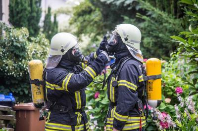 Waiblingen: Reihenhaus in Vollbrand - Personen konnte sich retten - Feuerwehrmann verletzt 